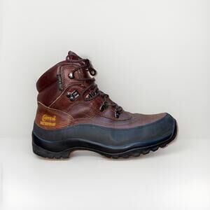 Chippewa Boots 25920 Brown Waterproof Leather Work Boots Men’s Size 10 M Lace Up